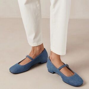 ALOHAS Blue Mary Jane Flats